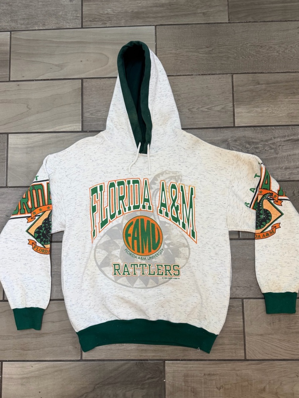 Vintage Florida A&M Rattlers Hoodeie